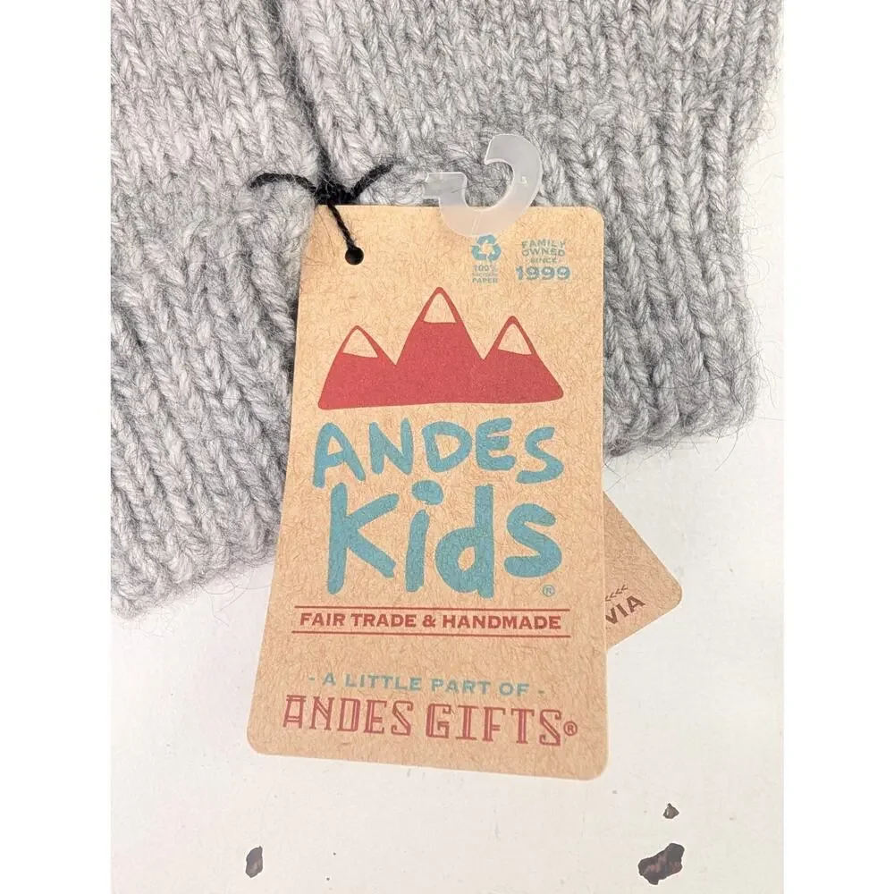 Andes Kids Handmade Wolf Mittens
